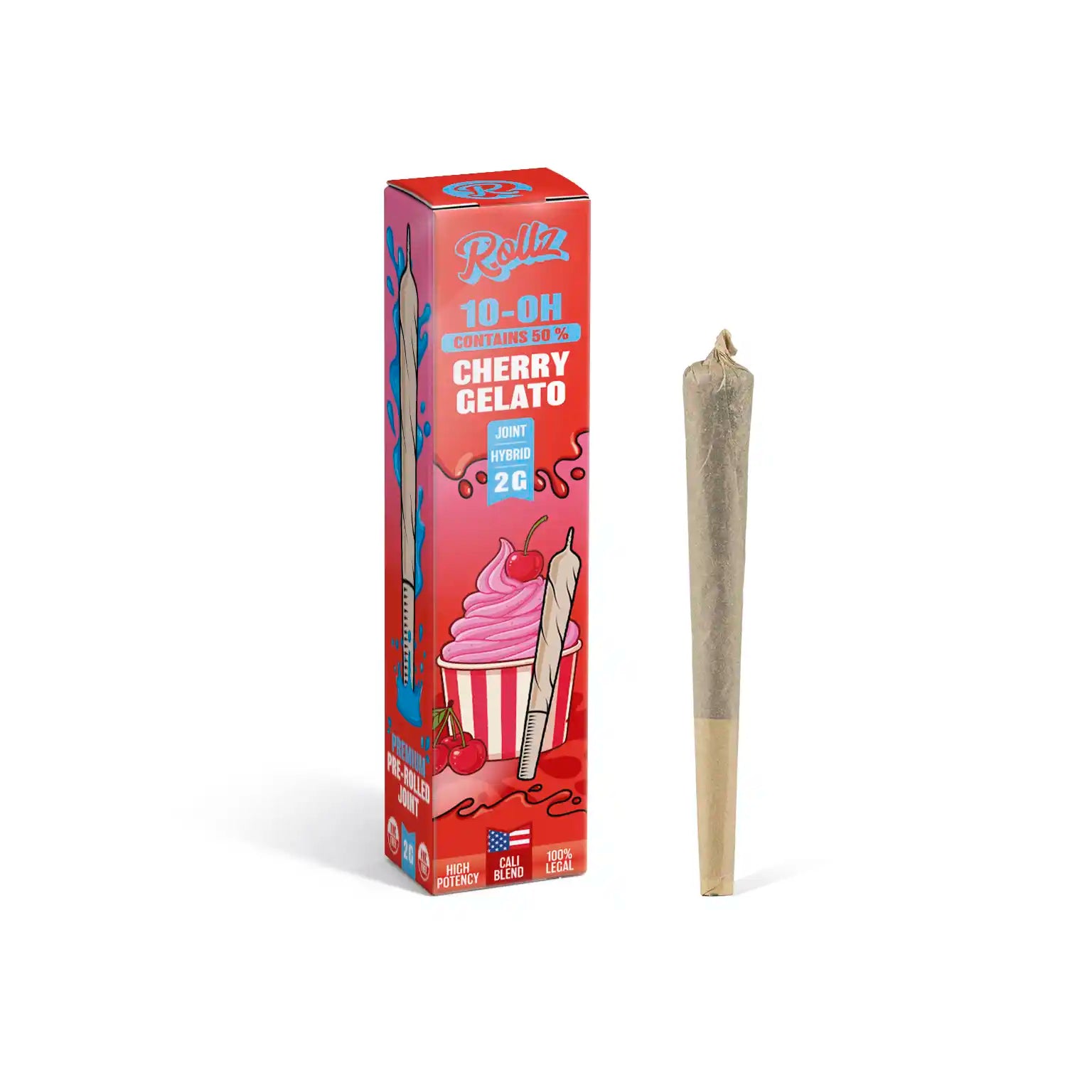 Pre-roll de Cáñamo de 10-OH al 50% - Rollz (2 gramos)