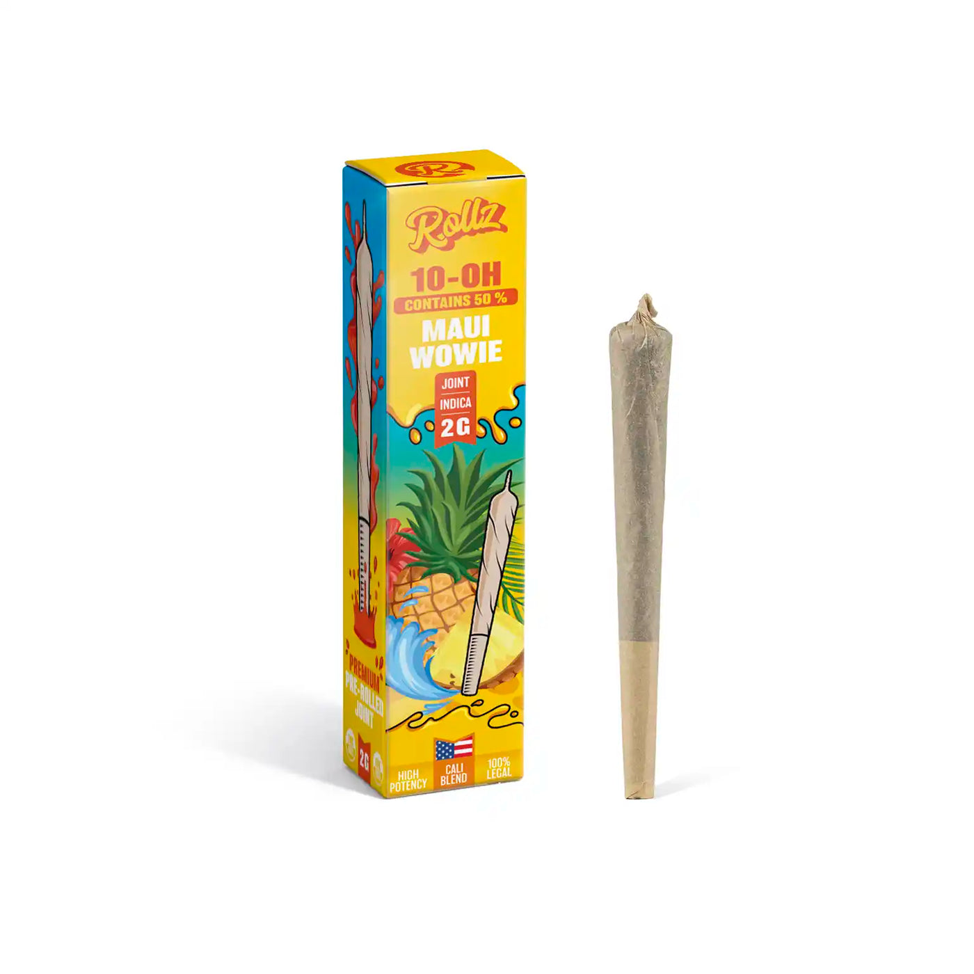 Pre-roll de Cáñamo de 10-OH al 50% - Rollz (2 gramos)